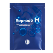 Reprodo M fertility supplement single sachet packet, front view