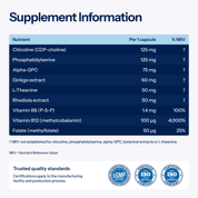 Cognimore | Daily Food Supplement - TAB Vitamins