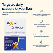 LifeXtra OnHepa | Daily Food Supplement - TAB Vitamins