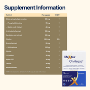 LifeXtra OnHepa | Daily Food Supplement - TAB Vitamins