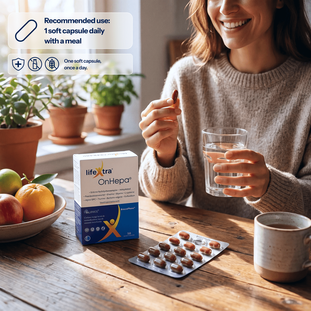 LifeXtra OnHepa | Daily Food Supplement - TAB Vitamins