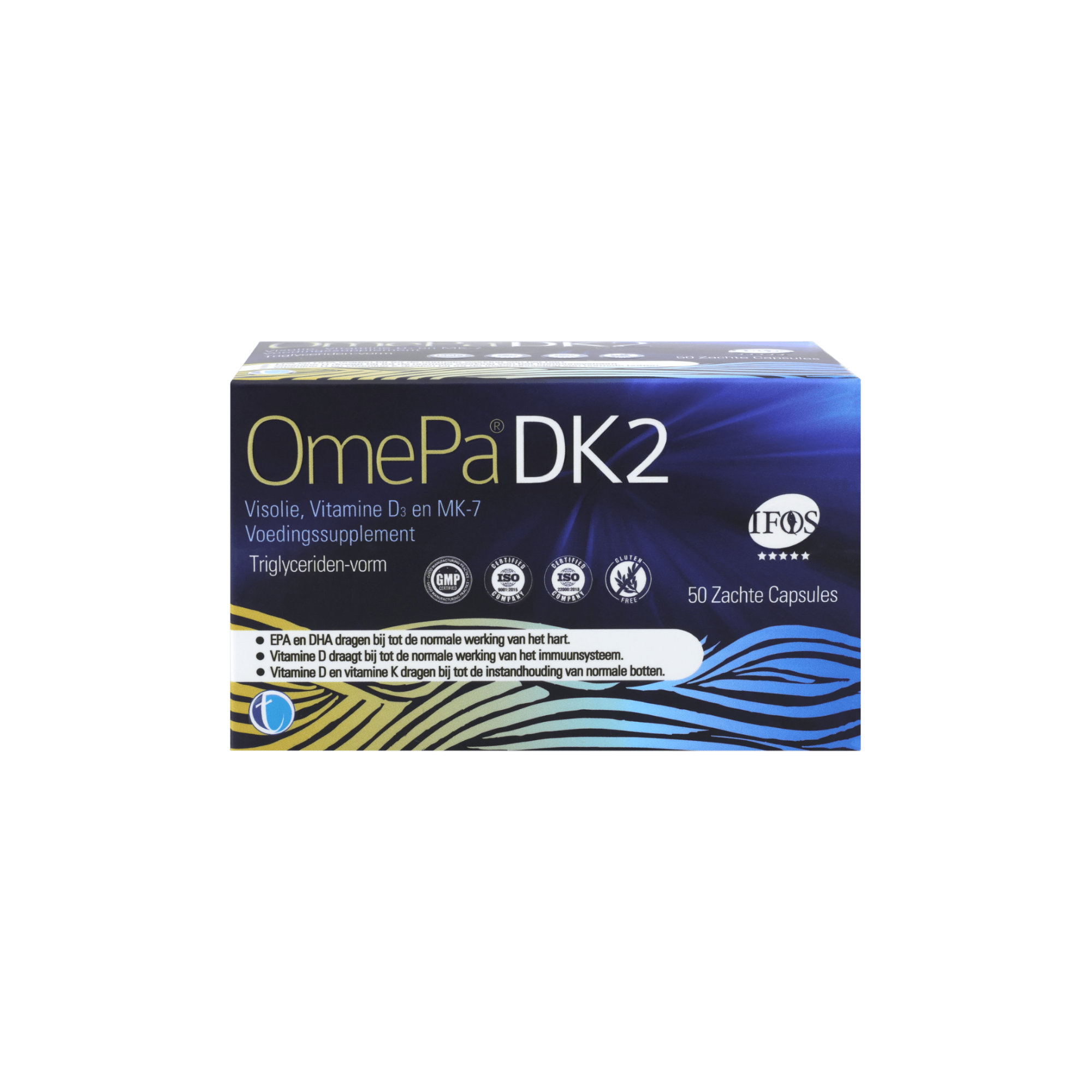 OmePa DK2 | Omega - 3 & Vitamin D3 + K2 Supplement - TAB Vitamins