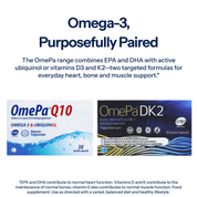 OmePa DK2 | Omega-3 & Vitamin D3 + K2 Supplement - TAB Vitamins