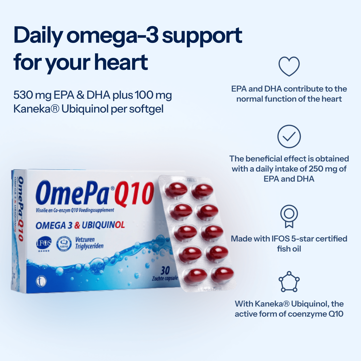 OmePa Q10 | Omega-3 Supplement - TAB Vitamins