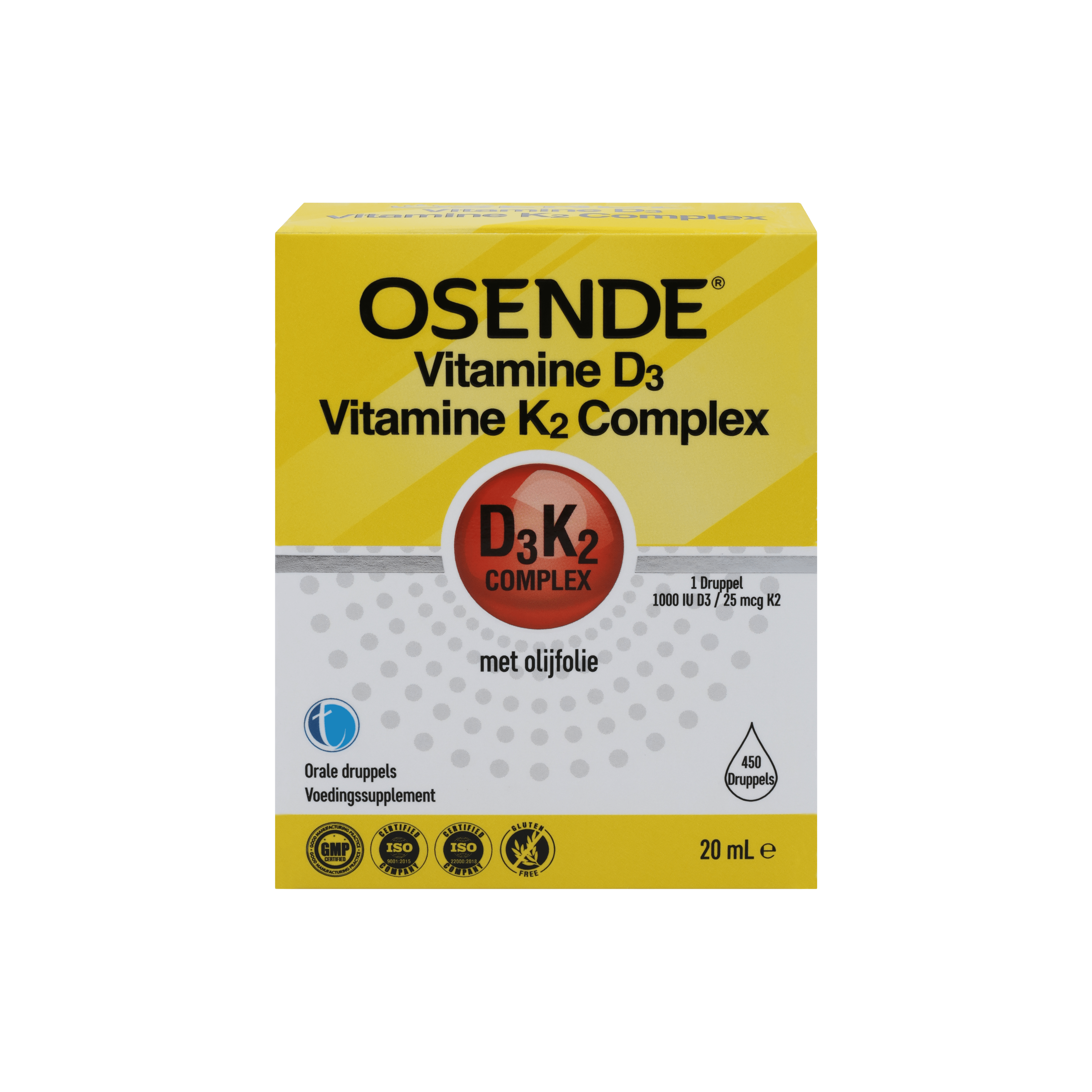 OSENDE Vitamin D3&K2 Complex | Daily Food Supplement - TAB Vitamins