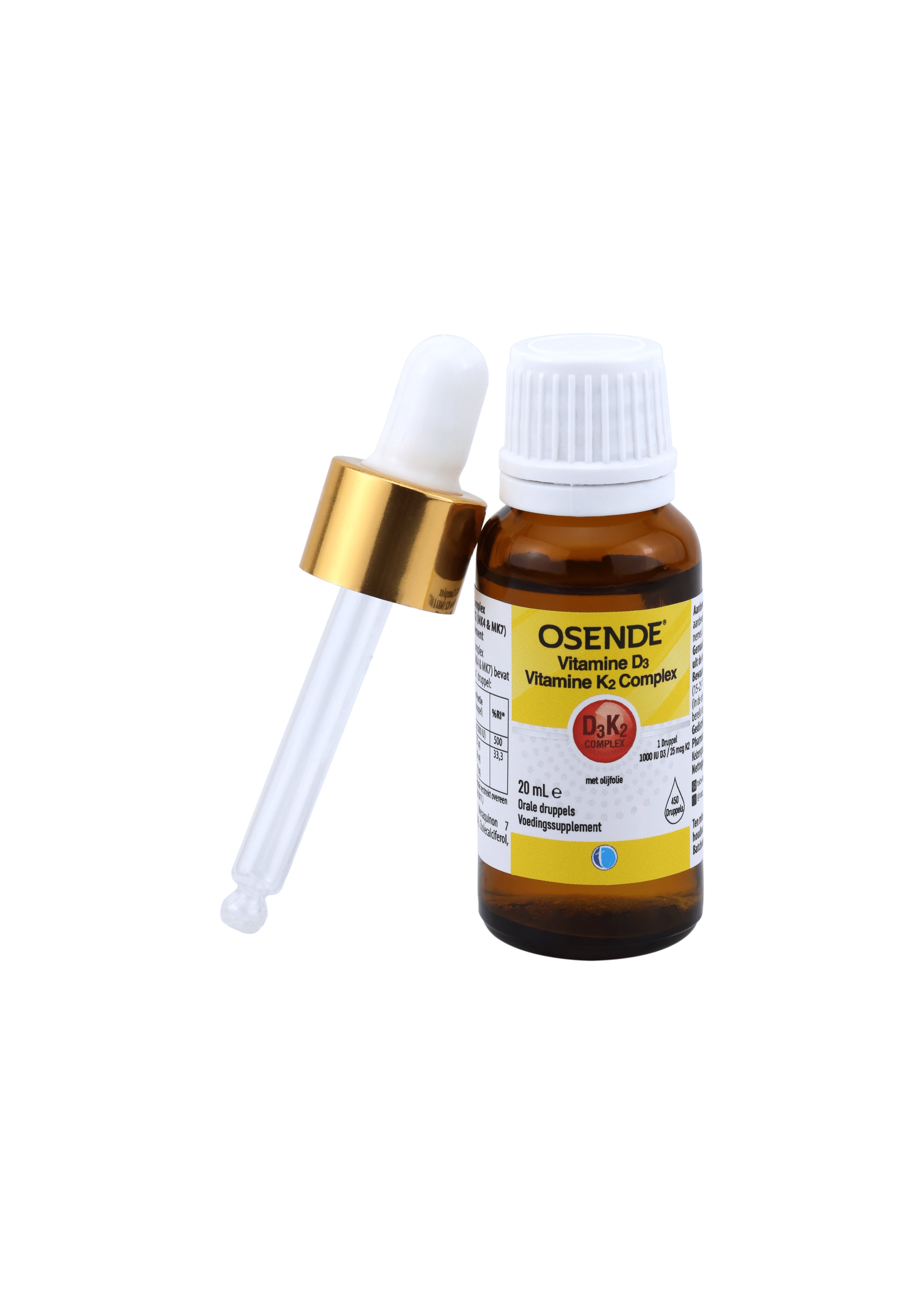 OSENDE Vitamin D3&K2 Complex | Daily Food Supplement - TAB Vitamins