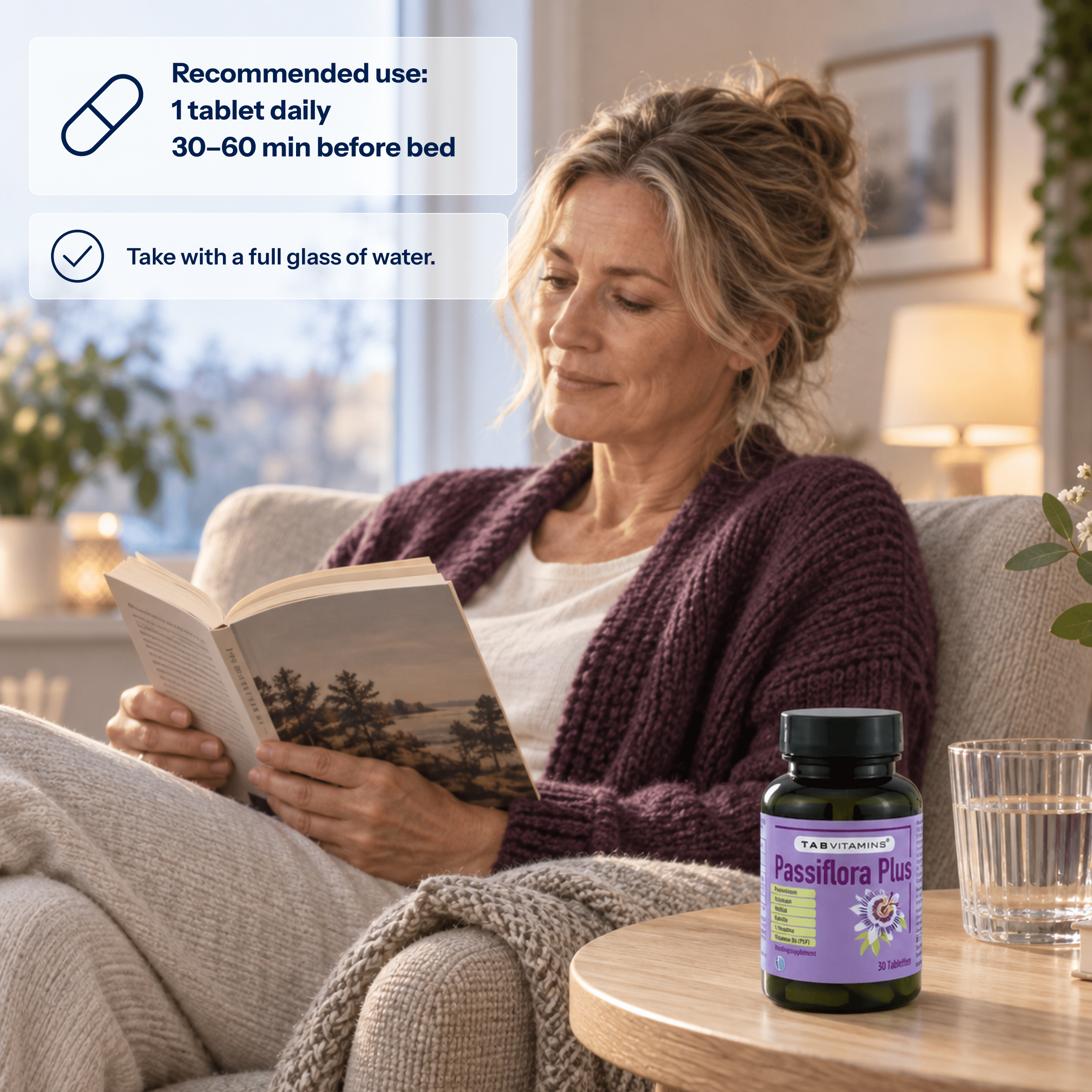 TAB Vitamins Passiflora Plus | Daily Food Supplement - TAB Vitamins